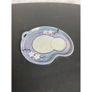 Vintage Japan Lusterware Cherry Blossom Sandwich Plate